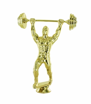 MALE WEIGHTLIFTER TROPHY FIGURE