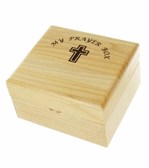 MAPLE WOOD PERSONALIZED MY PRAYER BOX
