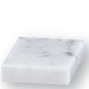 MARBLE PAPERWEIGHT 3 X 3 WHITE