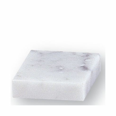 MARBLE PAPERWEIGHT 3 X 3 WHITE
