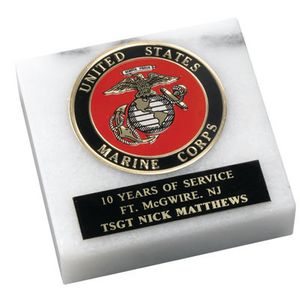 MARBLE PAPERWEIGHT TAKES 2 INCH INSERT