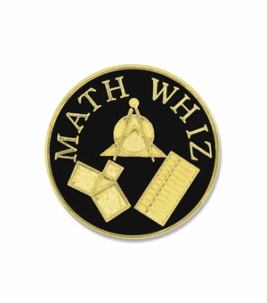 MATH WHIZ PIN