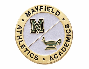 MAYFIELD ATHLETICS AND ACADEMIC PIN