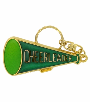 MEGAPHONE, GREEN KEYRING, BAGGED