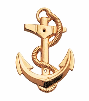 METAL ANCHOR, GOLD 2-1/4