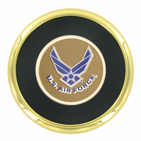 METAL COASTER WITH U.S. AIR FORCE INSERT