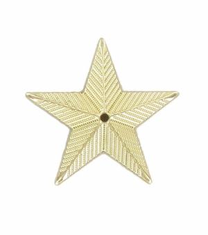 METAL STAR, GOLD 1 INCH