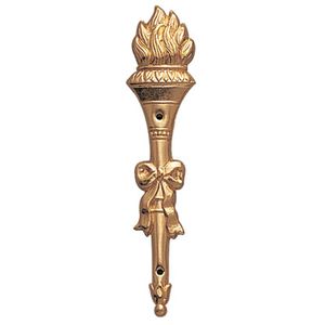 METAL TORCH, GOLD 3-3/8