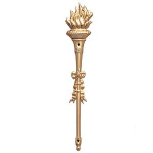 METAL TORCH, GOLD 4-1/2