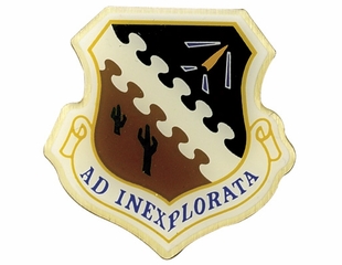 MILITARY SHIELD AD INEXPLORATA PIN