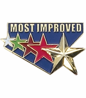 MOST IMPROVED PIN STAR