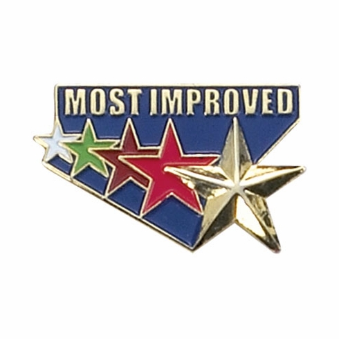 MOST IMPROVED PIN STAR