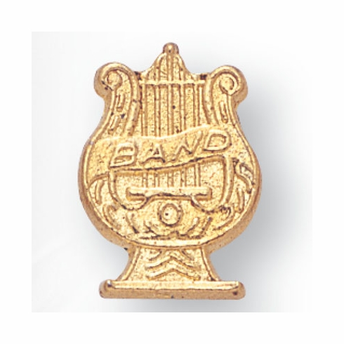 MUSIC BAND CHENILLE PIN GOLD
