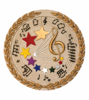 MUSIC GENERAL PLAQUE MOUNT