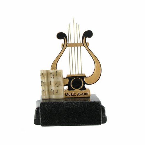 MUSIC LYRE TROPHY WITHOUT PLATE