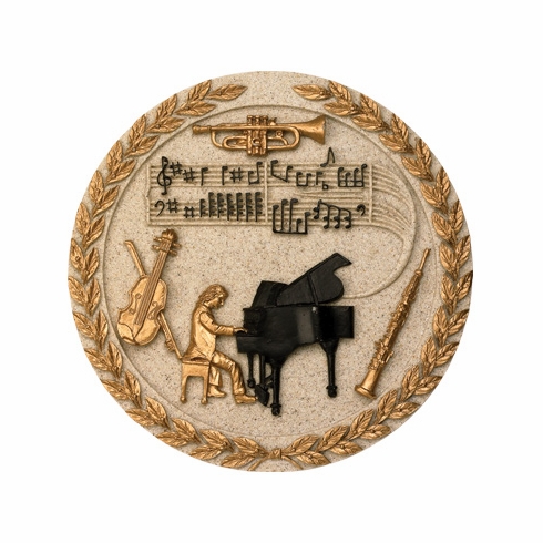 MUSIC ORCHESTRA PLAQUE MOUNT