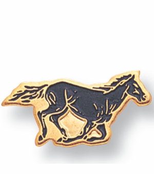 MUSTANG PIN ENAMELED