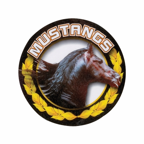 MUSTANGS MASCOT MYLAR INSERT