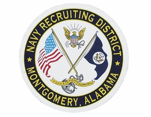 NAVY RECRUITING DISTRICT MONTGOMERY ALABAMA PIN