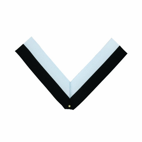 NECK RIBBON, BLACK AND WHITE