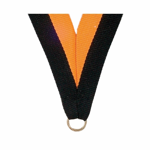 NECK RIBBON BLACK & GOLD