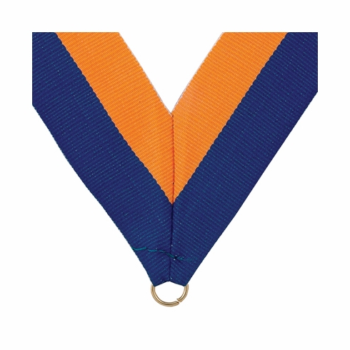 NECK RIBBON BLUE AND GOLD