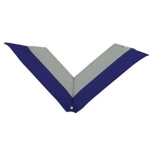 NECK RIBBON, BLUE AND GRAY