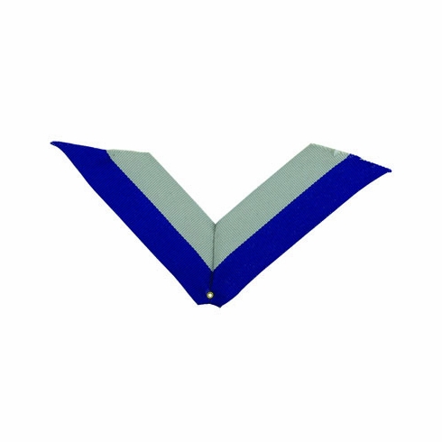NECK RIBBON, BLUE AND GRAY