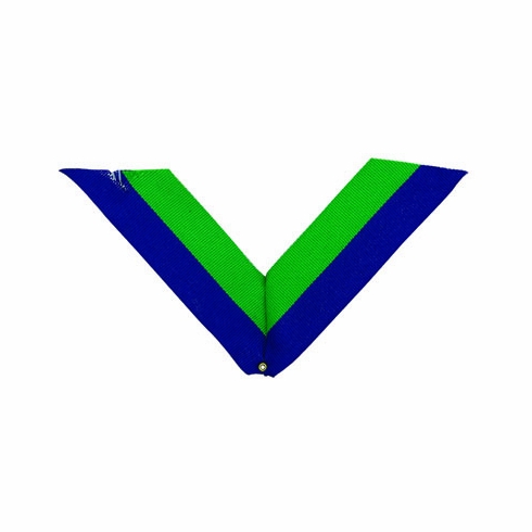 NECK RIBBON, BLUE AND GREEN
