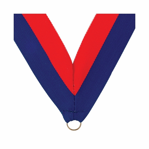 NECK RIBBON BLUE AND ORANGE