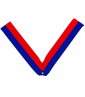 NECK RIBBON, BLUE AND RED