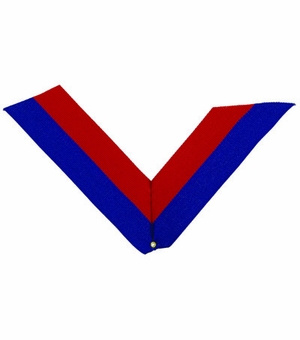 NECK RIBBON, BLUE AND RED