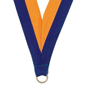 NECK RIBBON BLUE & GOLD