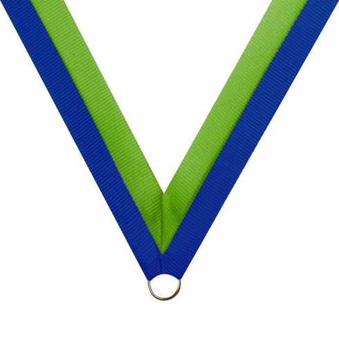 NECK RIBBON BLUE & GREEN