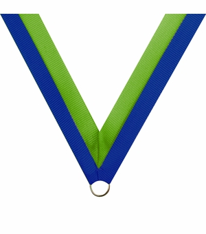 NECK RIBBON BLUE & GREEN