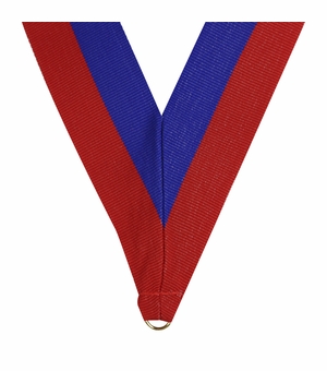NECK RIBBON BLUE & RED