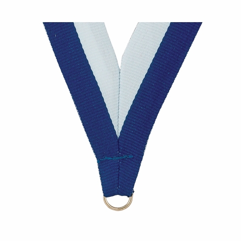 NECK RIBBON BLUE & WHITE