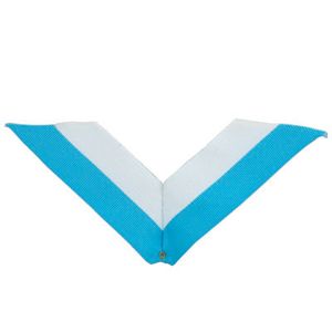 NECK RIBBON, LIGHT BLUE AND WHITE