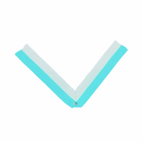 NECK RIBBON, LIGHT BLUE AND WHITE