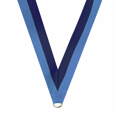 NECK RIBBON LIGHT BLUE & NAVY