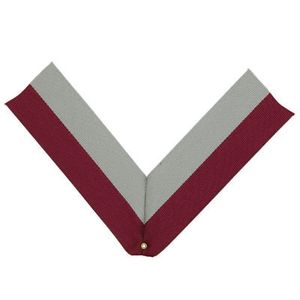 NECK RIBBON, MAROON AND GRAY