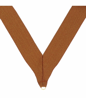 NECK RIBBON METALLIC BRONZE