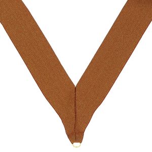 NECK RIBBON METALLIC BRONZE