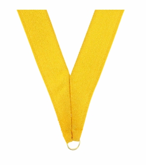 NECK RIBBON  METALLIC GOLD