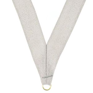 NECK RIBBON  METALLIC SILVER