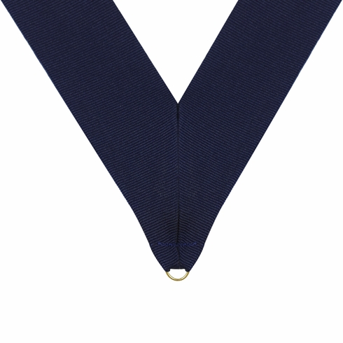 NECK RIBBON NAVY BLUE