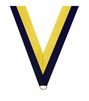 NECK RIBBON NAVY & GOLD