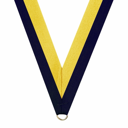 NECK RIBBON NAVY & GOLD
