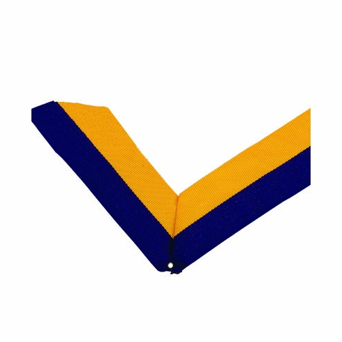 NECK RIBBON, PURPLE AND GOLD