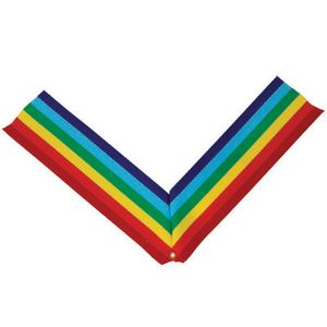 NECK RIBBON, RAINBOW